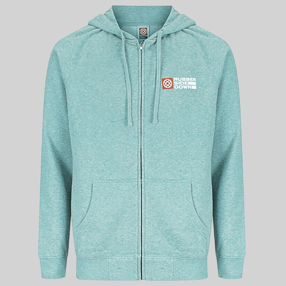 Unisex Grey Zip MTB Hoodie