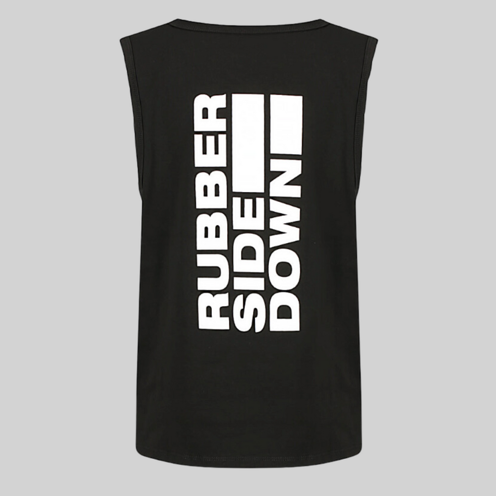 Youth Black Muscle Top / Singlet